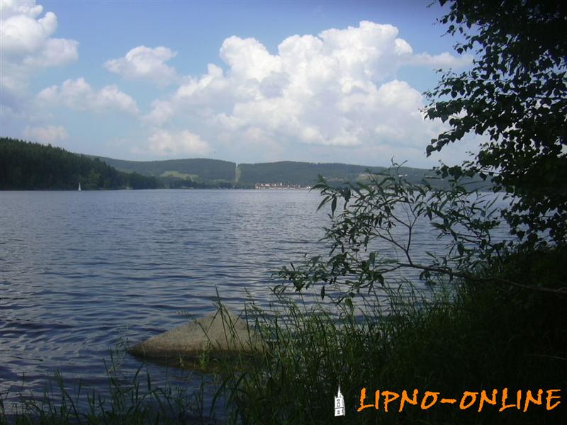 Pohled na Lipno od Novch Domk